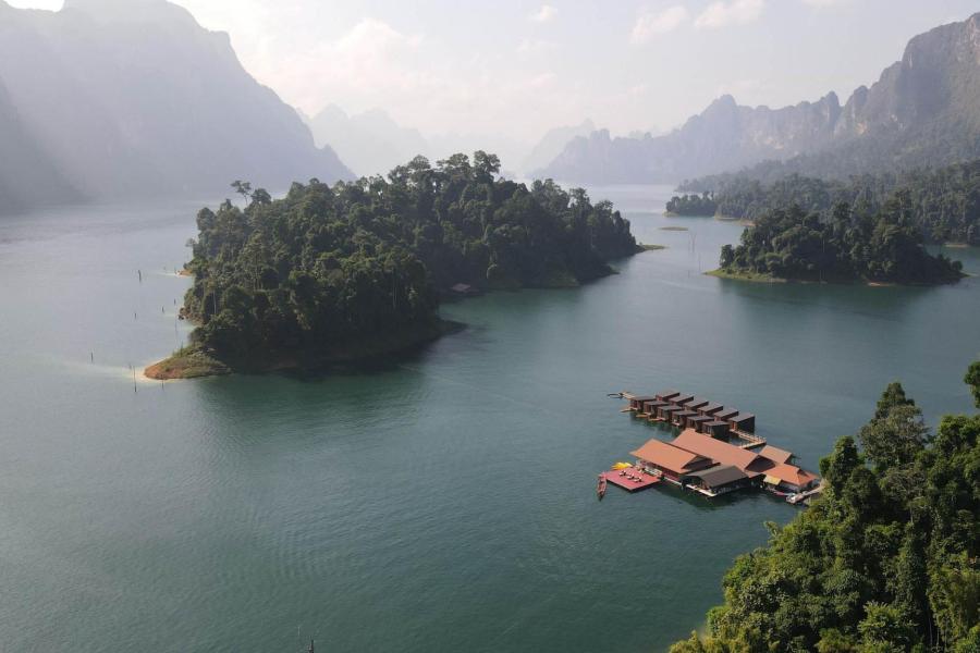 360° Issara: Aerial view of the floating resort